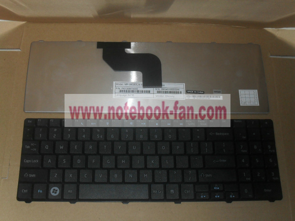 NEW Acer Emachines E525 E625 E627 Series US Keyboard Black